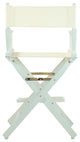 024" Director's Chair White Frame-Natural/Wheat Canvas