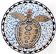 Sea Turtle Mosaic, 24x24
