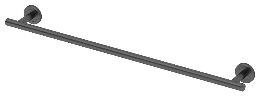Latitude II Towel Bar, Matte Black, 24", Single