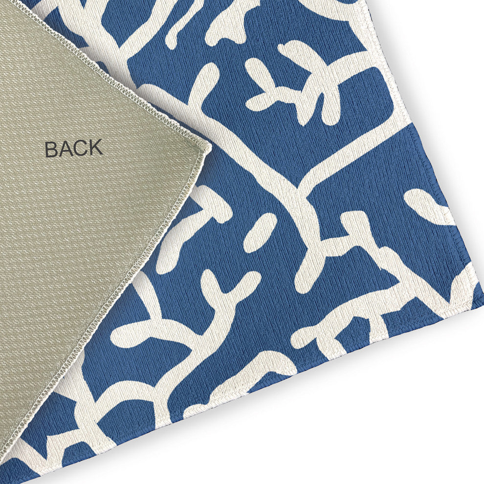 Seaweed Nautical & Coastal Chenille Area Rug