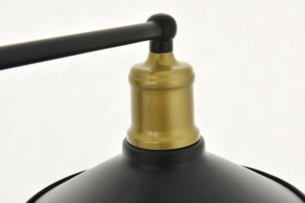 Elegant Lighting LD4033W33 Etude 3 Light 33"W Bathroom Vanity - Black