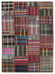 Rug N Carpet - Handmade Anatolian 7' 4'' x 10' 2'' Tribal Patchwork Kilim Rug