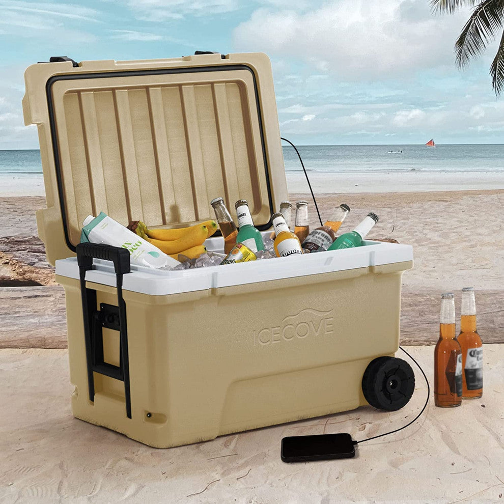 IceCove 60-Quart Solar Cooler Mojave Desert Tan