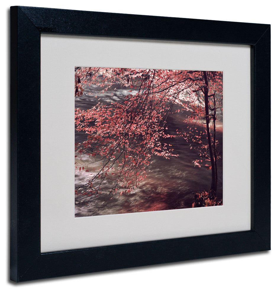 'Autumn Serenade' Matted Framed Canvas Art by Philippe Sainte-Laudy