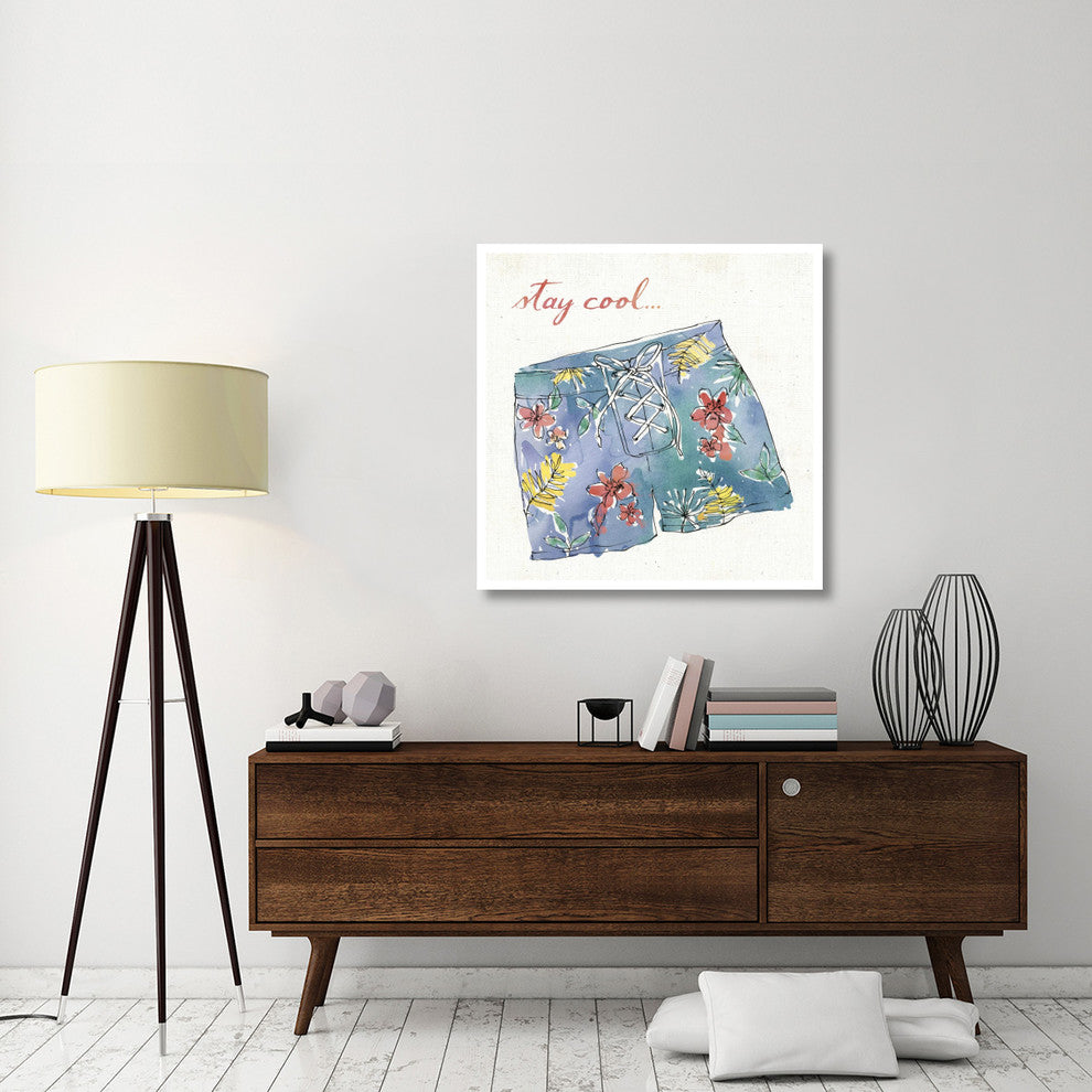 "Surfs Up I" Digital Paper Print by Anne Tavoletti, 38"x38"