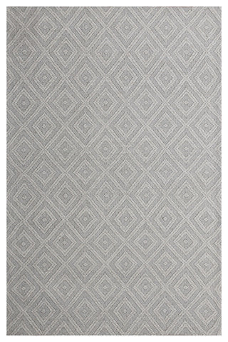 Camden Ivory Transitional Diamond Wool Indoor Area Rug, 7'9" x 9'9"