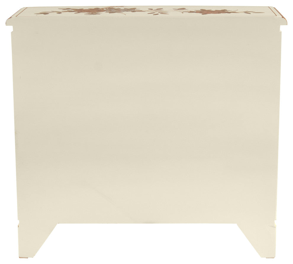 White Lacquer Hall Cabinet Royal Ladies