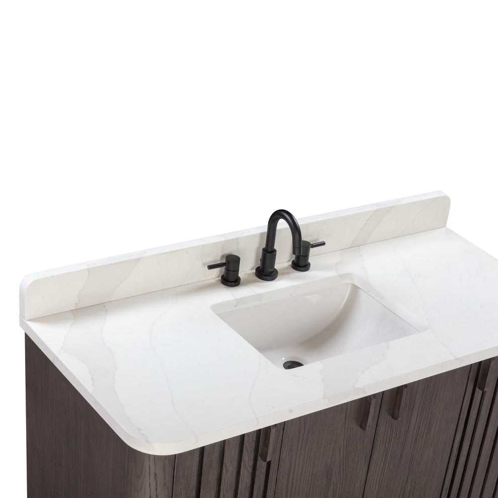 Blakely Vanity Combo Collection, Brown Oak, 49