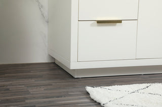 Bethany Single Bathroom Vanity, White, 60"