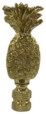 Royal Designs Resort Pineapple Finial, Polished Brass