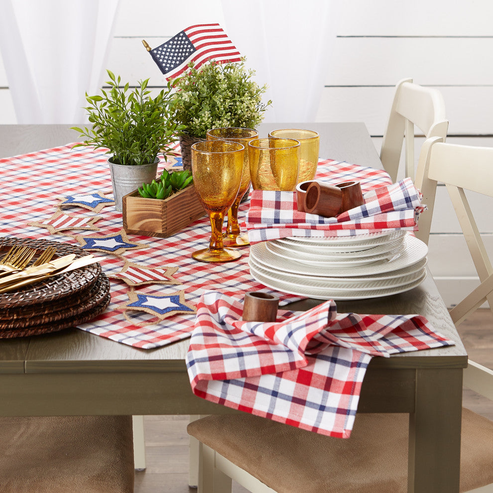 American Plaid Tablecloth 60X104