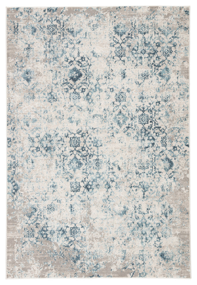 Jaipur Living Siena Damask Blue/ Ivory Area Rug 3'11"X5'11"