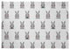 Bunny Fluffle Easter Chenille Rug, Ocean Abyss Green, 5'x7'