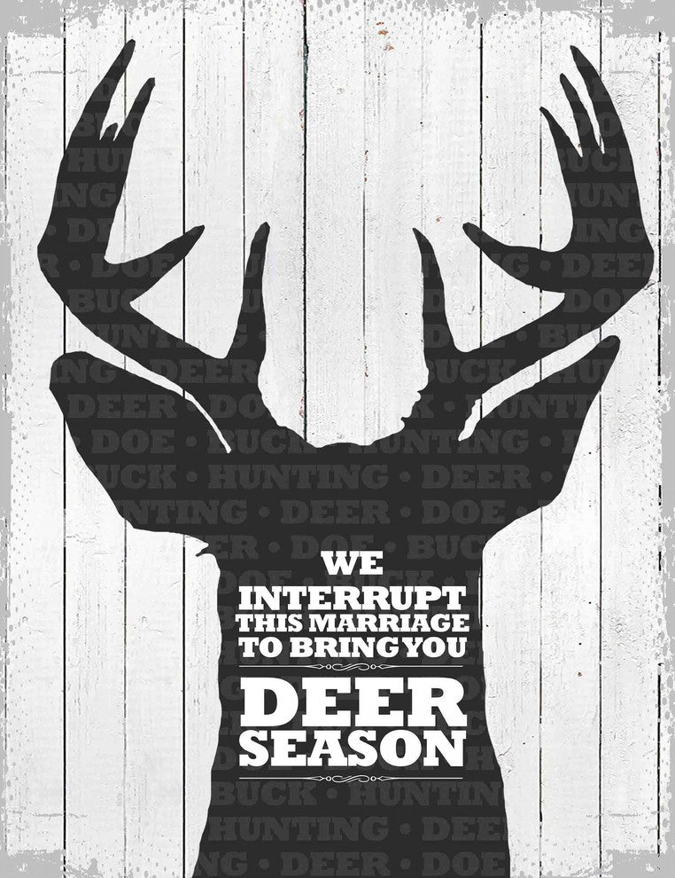 "Deer Season 1" Painting Print on Canvas by Saturday Evening Post