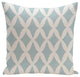 Holiday Brights Collection Geometric Pillow, Icicle, Blue, 26"x26"