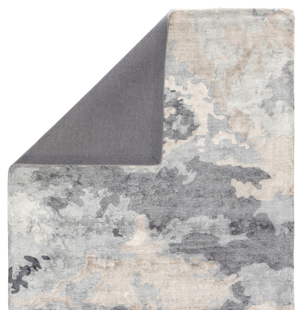 Jaipur Living Glacier Handmade Gray/Blue Rug, 2'6"x8'