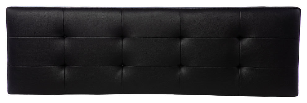 Thea Faux Leather Bench