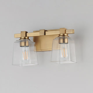 Maxim 21382 Cubos 2 Light 8" Tall Wall Sconce - Black