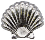 Seashell Cabinet Knob, Large, Nickel