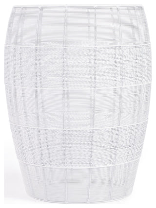 Butler Bellarose White Metal End Table