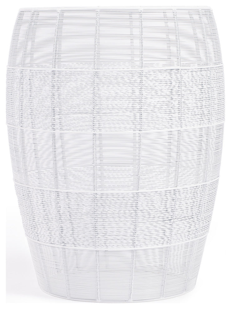 Butler Bellarose White Metal End Table