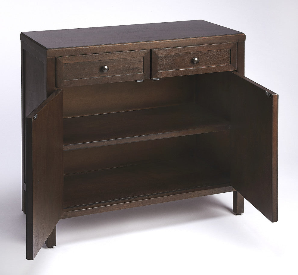 Butler Specialty Imperial Wood Accent Cabinet - Coffee Brown