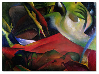 'The Storm, 1911' Canvas Art by August Macke