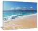 "Large Blue Beach in Gili Island" Seashore Canvas Print, 20"x12"