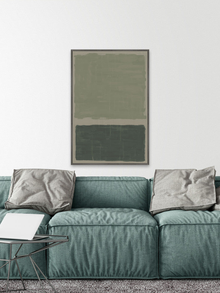 "High Profile" Floater Framed Painting Print on Canvas, 24x36