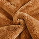 Fox Faux Fur Throw Blanket, Burnt Orange, 60''x80''