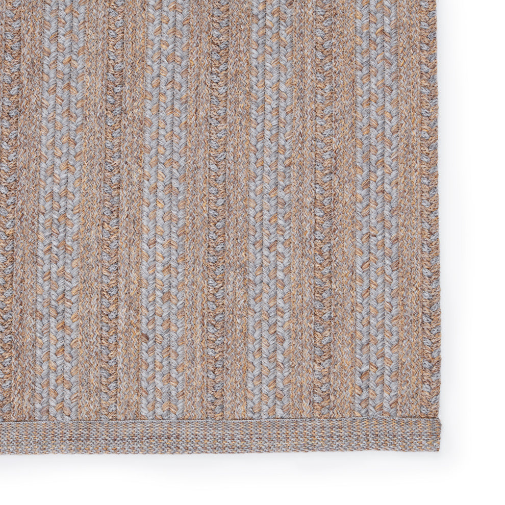 Jaipur Living Topsail Indoor/ Outdoor Striped Area Rug, Gray/Taupe, 4'x6'