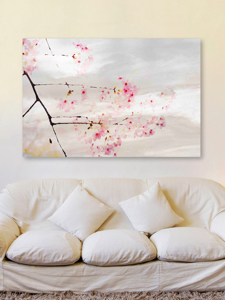 "Pink Spring II" Painting Print on Canvas by Irena Orlov