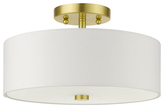 Satin Brass Timeless, Transitional, Versatile, Semi Flush