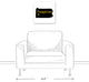 Black and Yellow Pennsylvania Pride 16x16 Canvas Wall Art