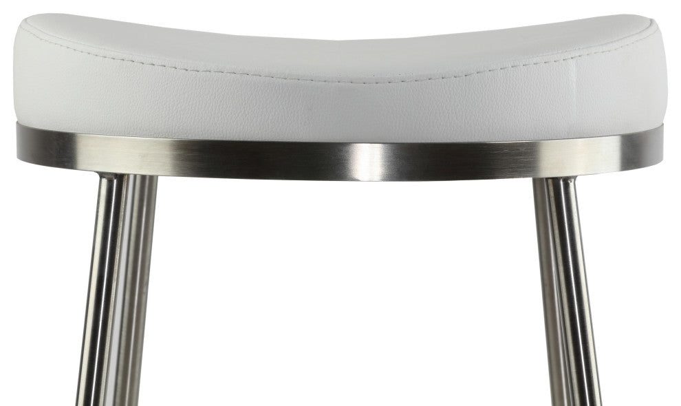 Cortesi Home Cortesi Home Bianco Counter Height Stools, White