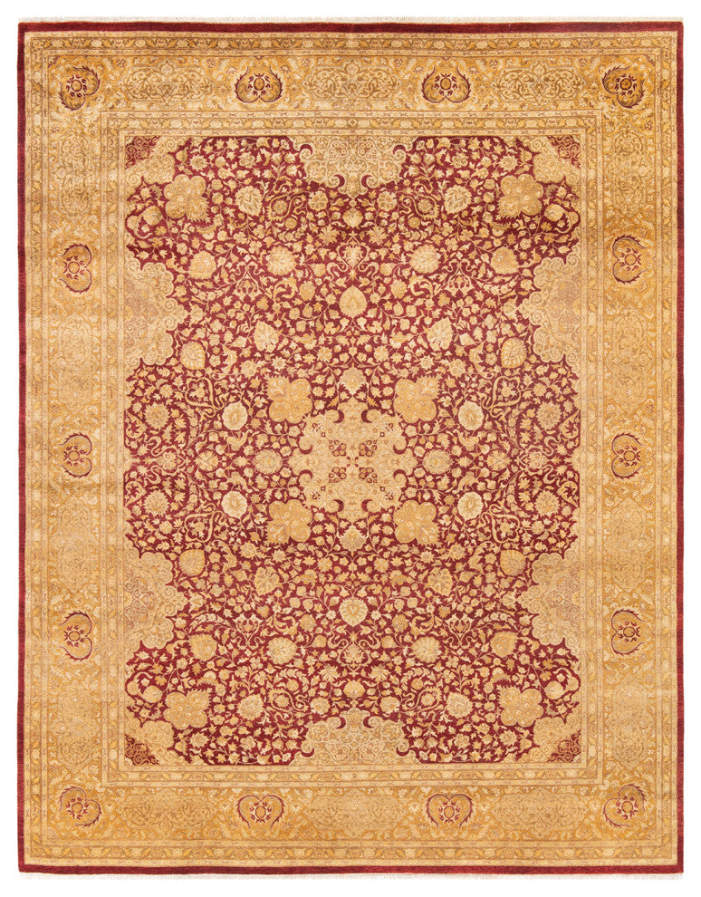 Mariah, One-of-a-Kind Hand-Knotted Area Rug Orange, 8'2"x10'6"