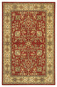 Adonia Traditional Area Rug, Red, 5''x7''6" Rectangle