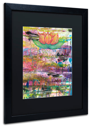 Lauren Moss 'Path to Enlightenment' Art, Black Frame, Black Matte, 16"x20"