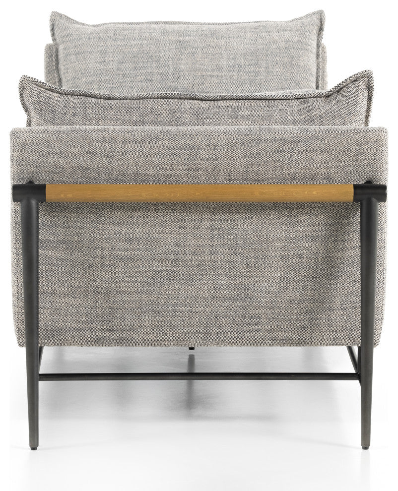 Rowen Chaise 86" Thames Raven
