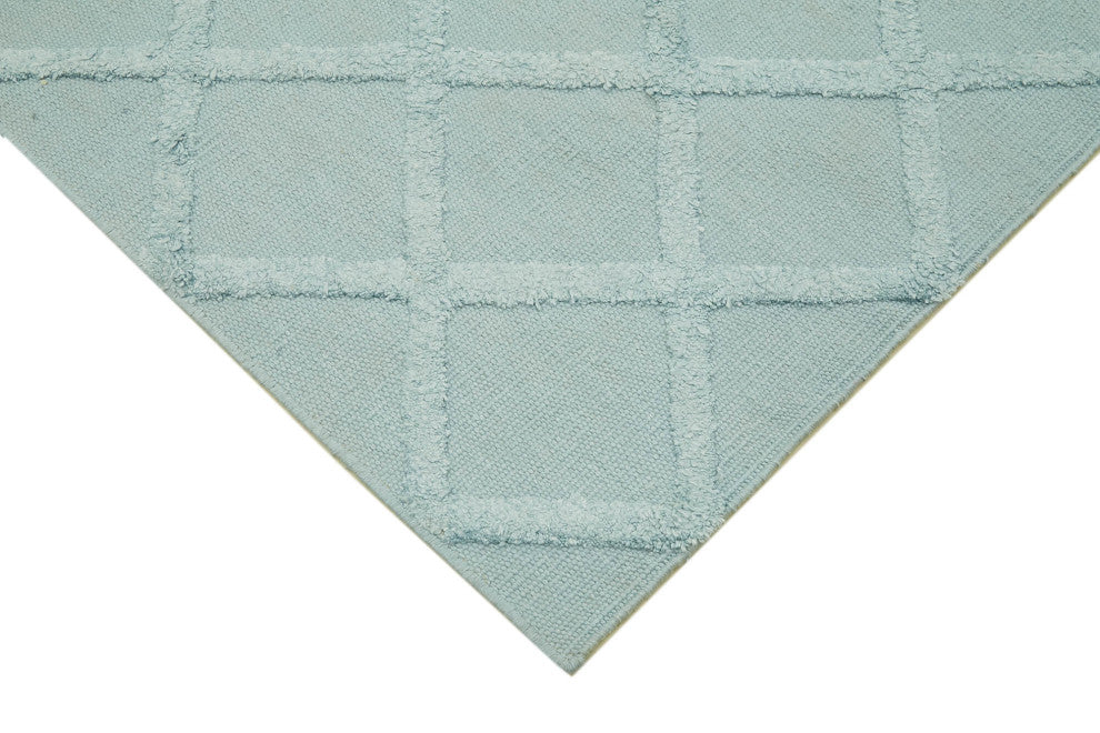 Rug N Carpet - Handwoven Modern Design 8' 7'' x 10' 0'' Wool Flatweave Kilim Rug