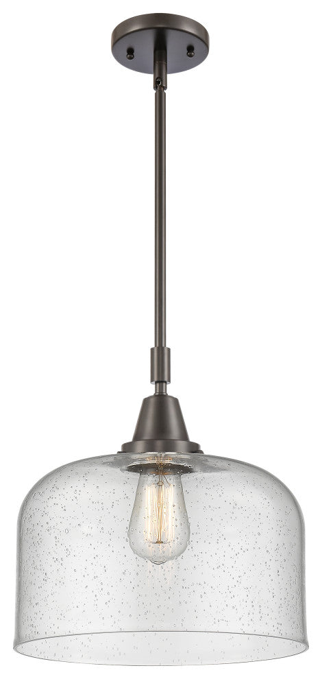 Innovations Lighting 447-1S-OB-G74-L Bell 1 Light 12" Mini Pendant