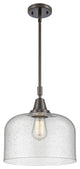 Innovations Lighting 447-1S-OB-G74-L Bell 1 Light 12" Mini Pendant