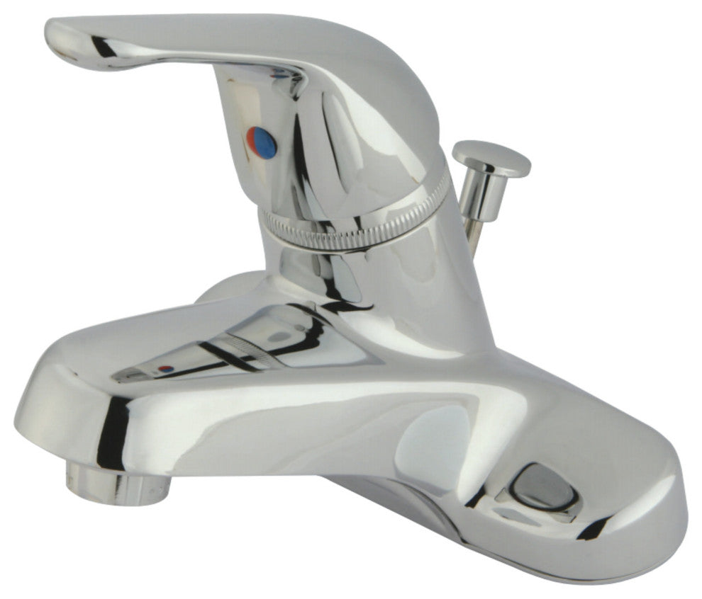 Kingston Brass Single-Handle 4" Centerset Bathroom Faucet, Polished Chrome