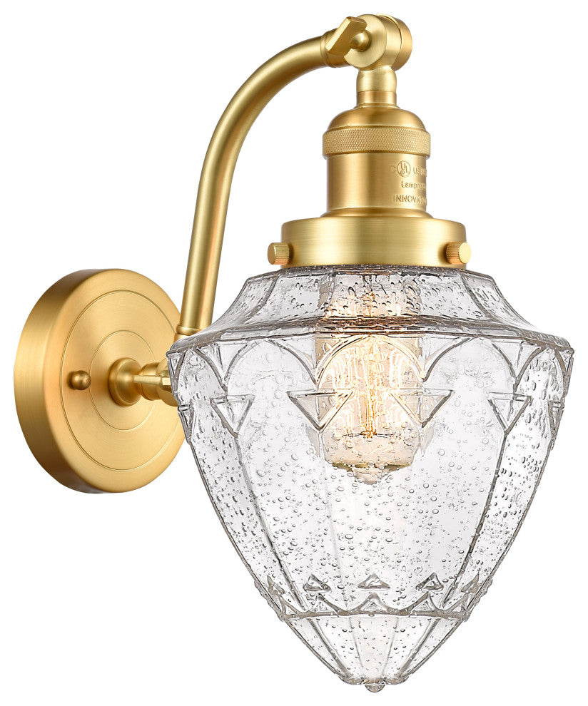 Innovations 515-1W-SG-G664-7-LED 1-Light Sconce, Satin Gold