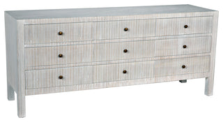 Conrad 9 Drawer Dresser, White Wash