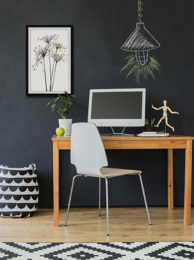 "Falling Seeds" Framed Painting Print, 24"x36"