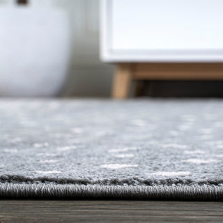 Antelope Modern Animal Gray/Cream 2 ft. x 8 ft. Runner Rug