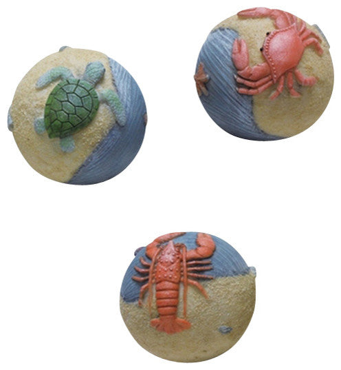 Set of Three Polystone Balls