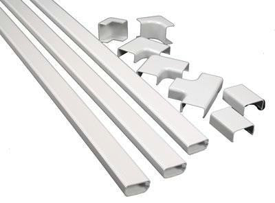 WiremoldÂ® C210 CordMateÂ® II Cord Cover Kit, White