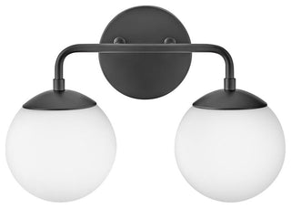Lark 85002 Julep 2 Light 15"W Bathroom Vanity Light - Black